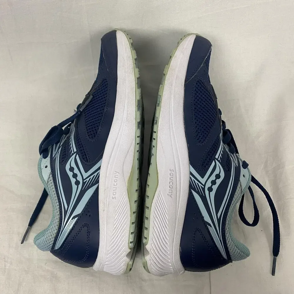 Saucony‎ Cohesion Versarun Running Shoes Womens 8.5 Blue Mesh Sneakers S10628 3